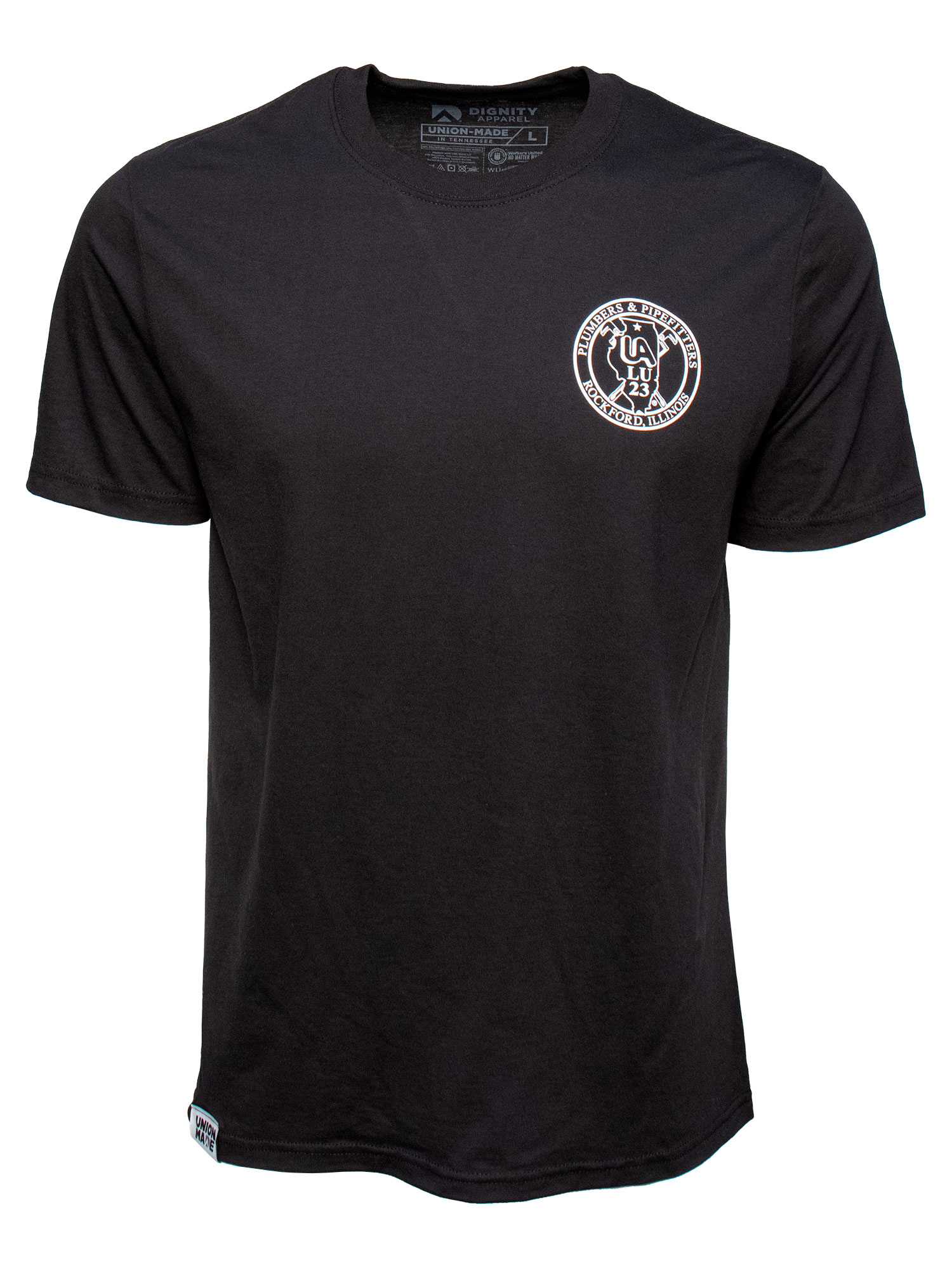 Union Made Dignity Apparel Comfort Tee - Front
