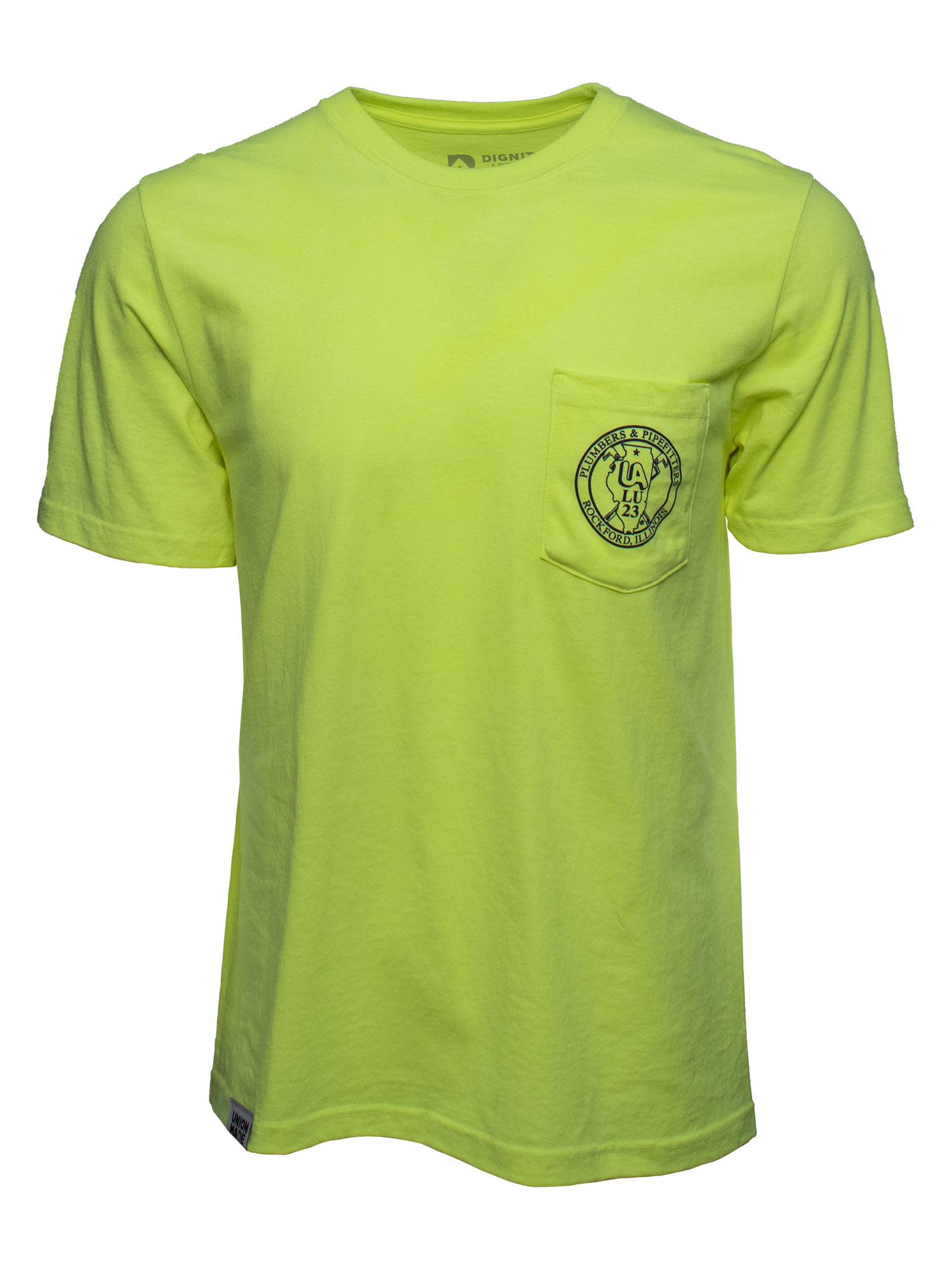 Union Made Dignity Apparel Premium Short Sleeve Pocket Tee - Front