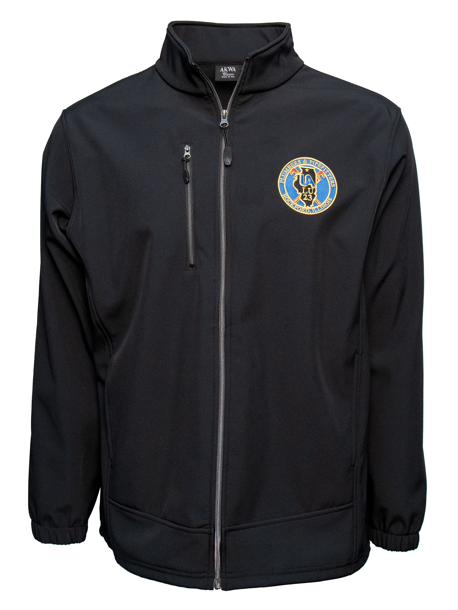 USA Made 3 Layers Soft Shell Full Zip Jacket