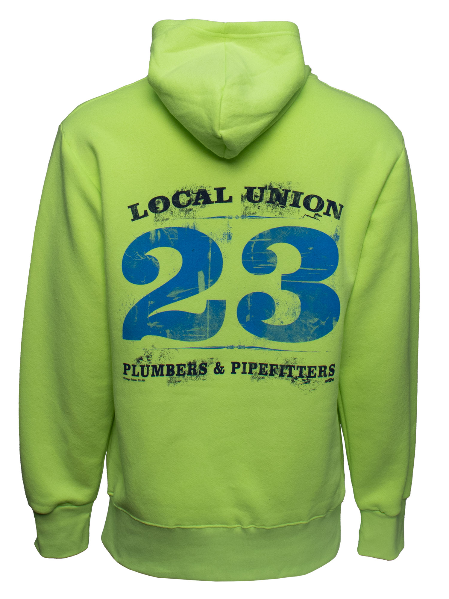 Union Made Dignity Apparel Lime Hoodie